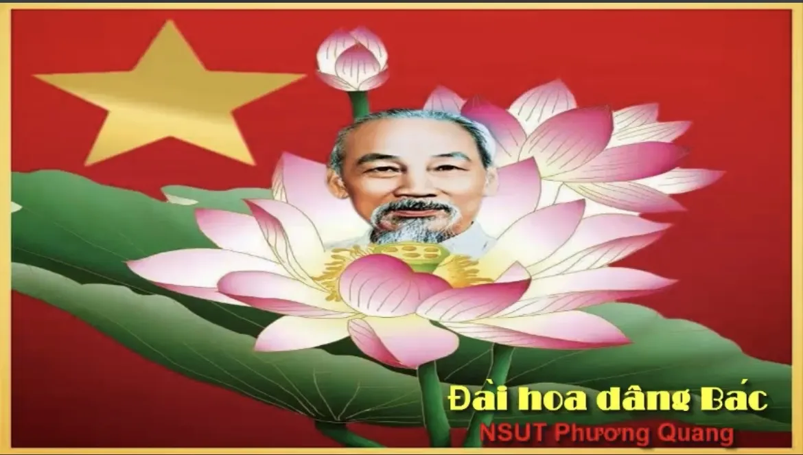 Đài hoa dâng Bác