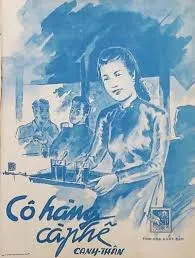 Cô hàng cà phê