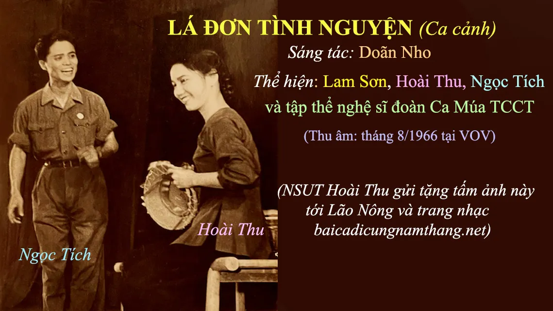 Ca cảnh "Lá đơn tình nguyện"
